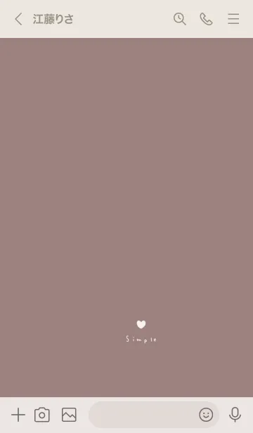 [LINE着せ替え] 大人なくすみピンク。ハート。の画像3