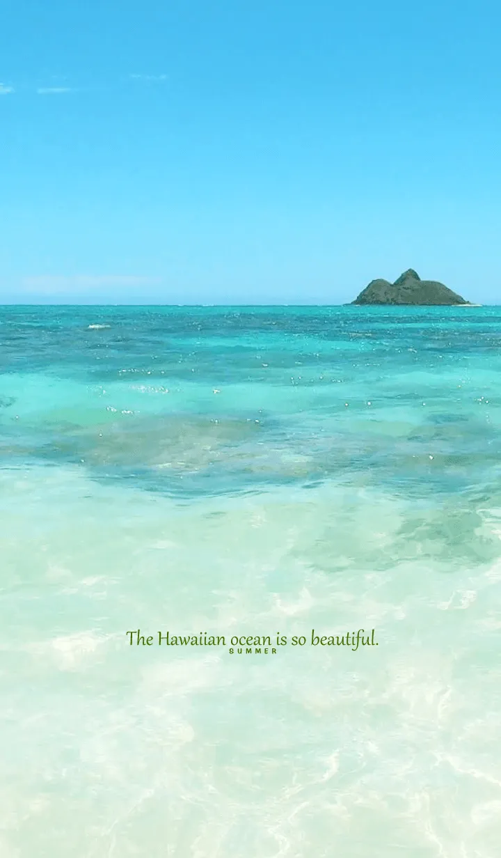 [LINE着せ替え] Hawaiian ocean is so beautiful.MEKYM 26の画像1