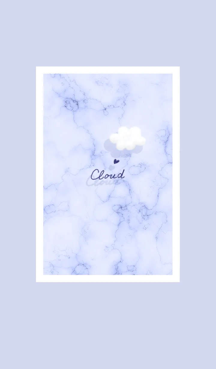 [LINE着せ替え] Marble and clouds Purple03_1の画像1
