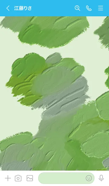 [LINE着せ替え] 油絵アート【forest paint 43】の画像3