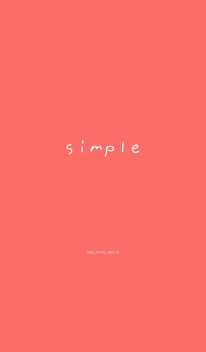 [LINE着せ替え] 598.25_レッド1-9の画像1