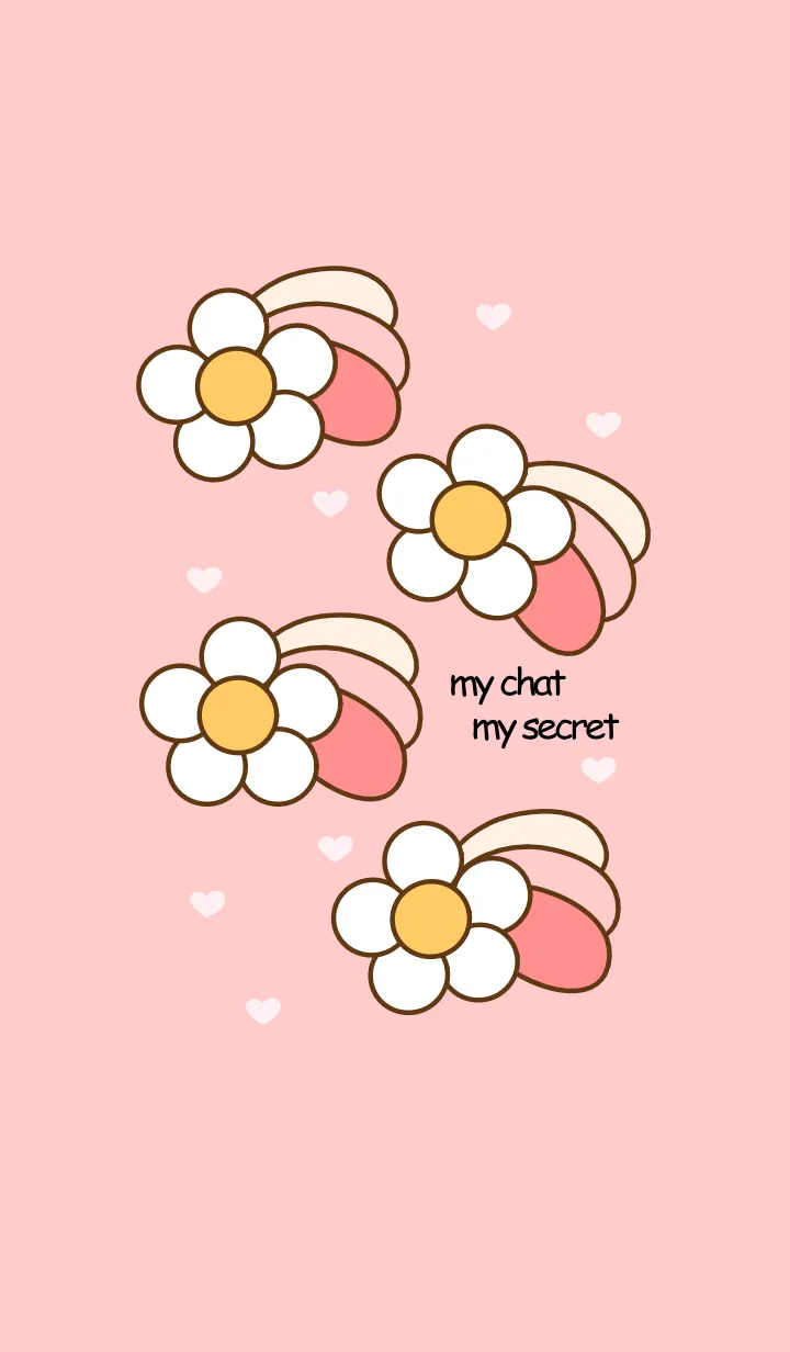 [LINE着せ替え] Flower stars 14の画像1