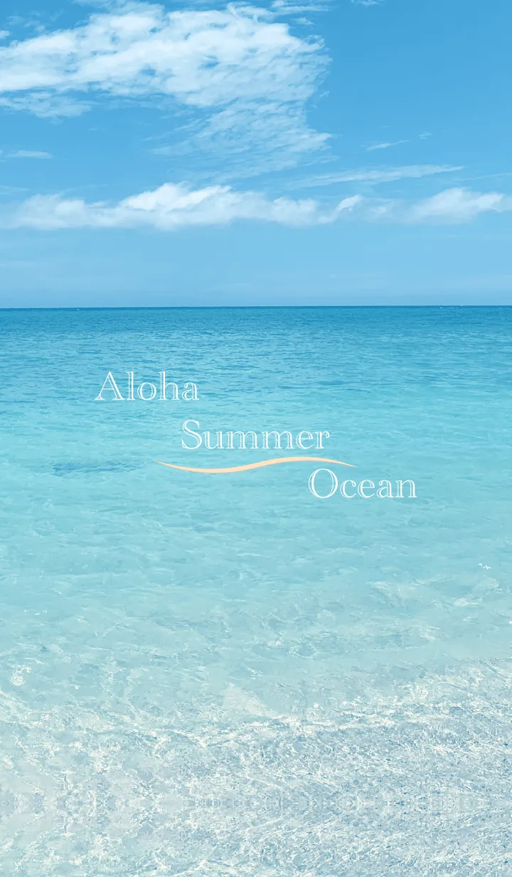 ALOHA Summer ocean Hawaii 22の着せ替えメイン画像
