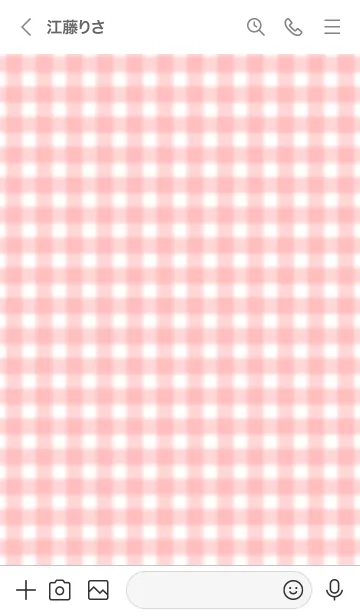 [LINE着せ替え] Gingham Check Theme ♡ -2021-14の画像3