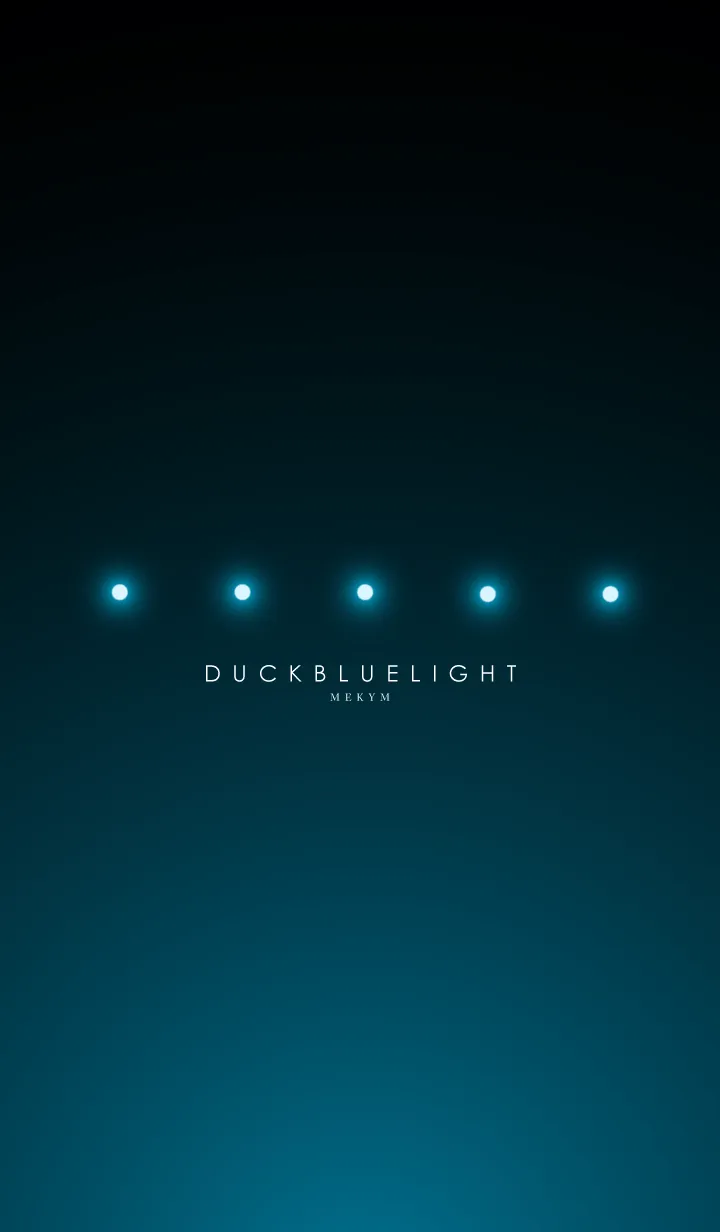 [LINE着せ替え] DUCK BLUE LIGHT. -MEKYM-の画像1