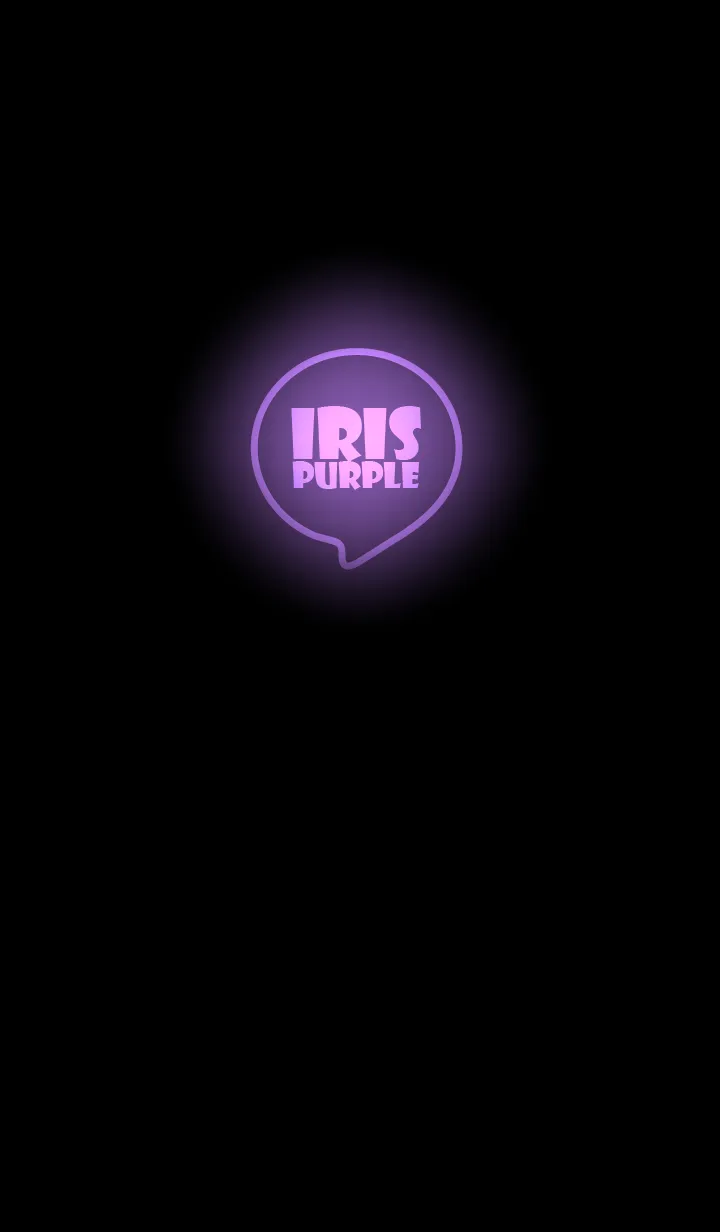 [LINE着せ替え] Iris Purple Neon Theme Ver.4 (JP)の画像1