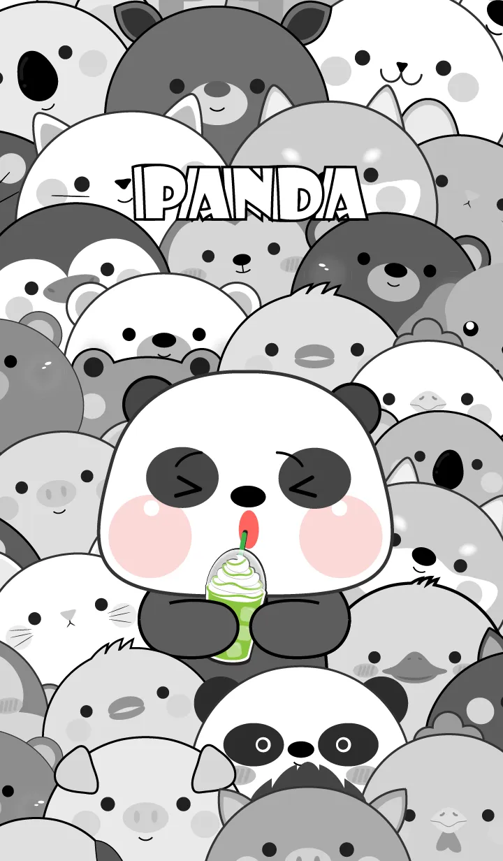 [LINE着せ替え] Simple Special Panda Theme (JP)の画像1