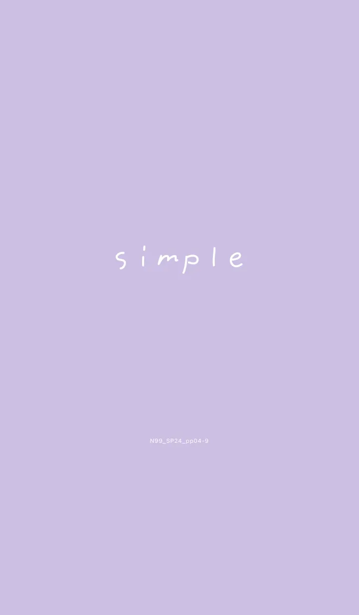 [LINE着せ替え] N99_24_パープル4-9の画像1