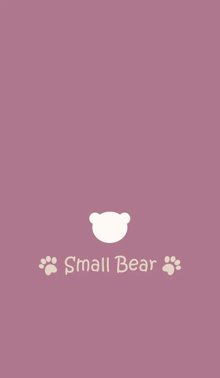 [LINE着せ替え] Small Bear *Smoky Lilac 2*の画像1