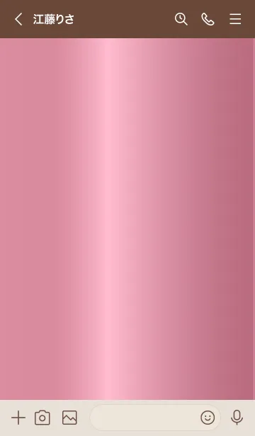 [LINE着せ替え] Simple Gradation -GlossyPink 17-の画像3