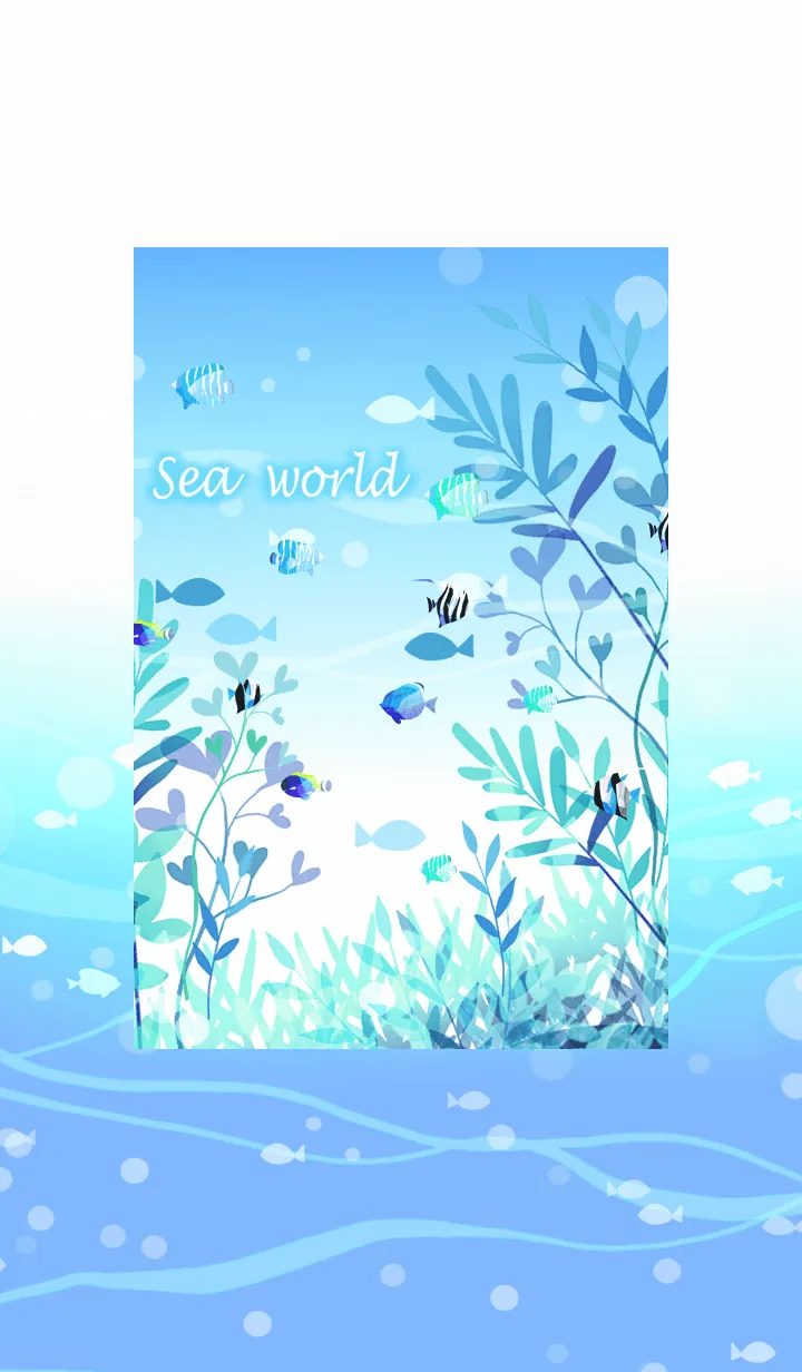 [LINE着せ替え] クリア・ナチュラル・シー・ブルーの画像1