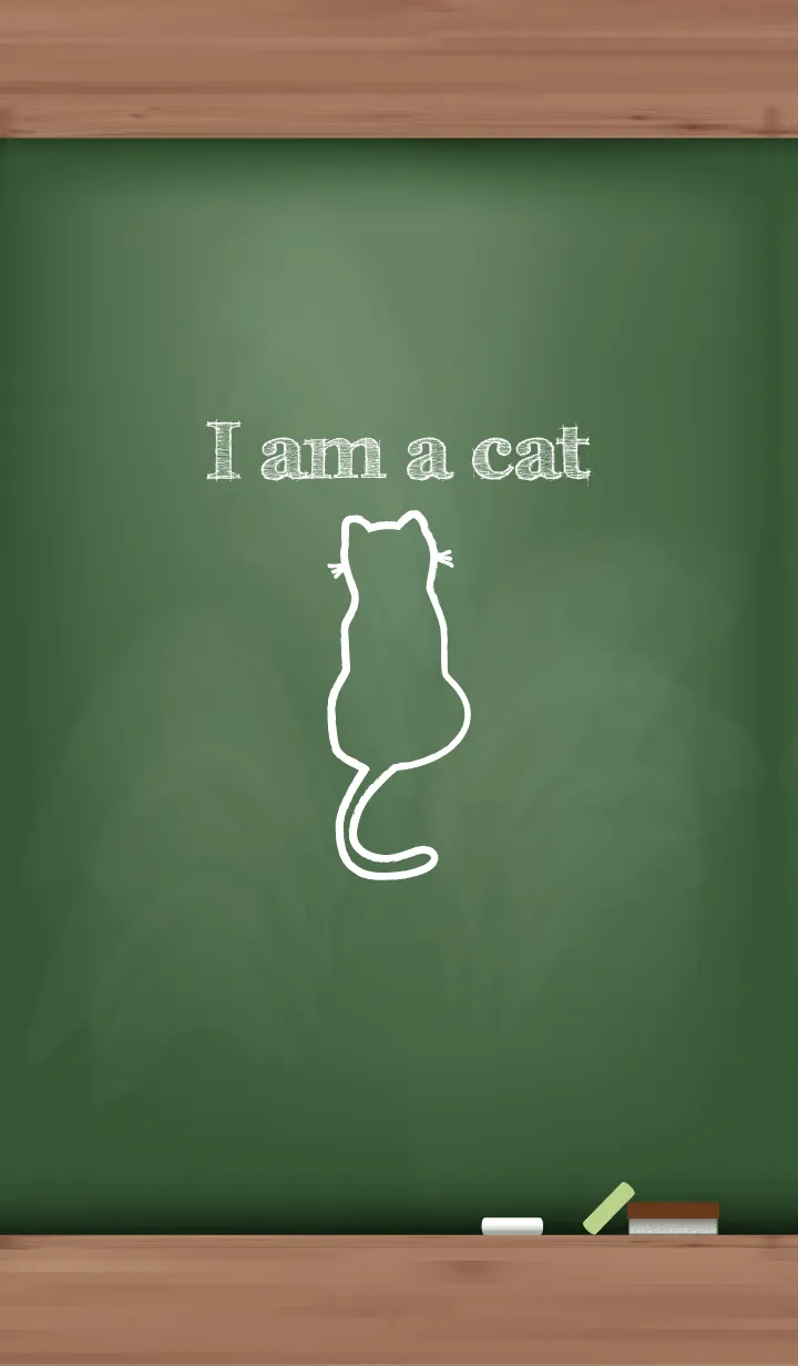 [LINE着せ替え] I am a cat Black Board..25の画像1