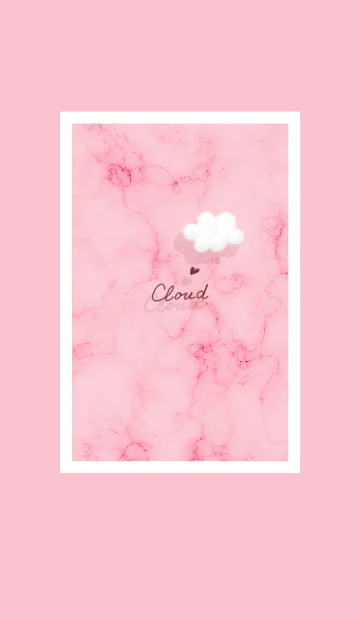 [LINE着せ替え] ～大理石と雲♥ピンク20_1～の画像1