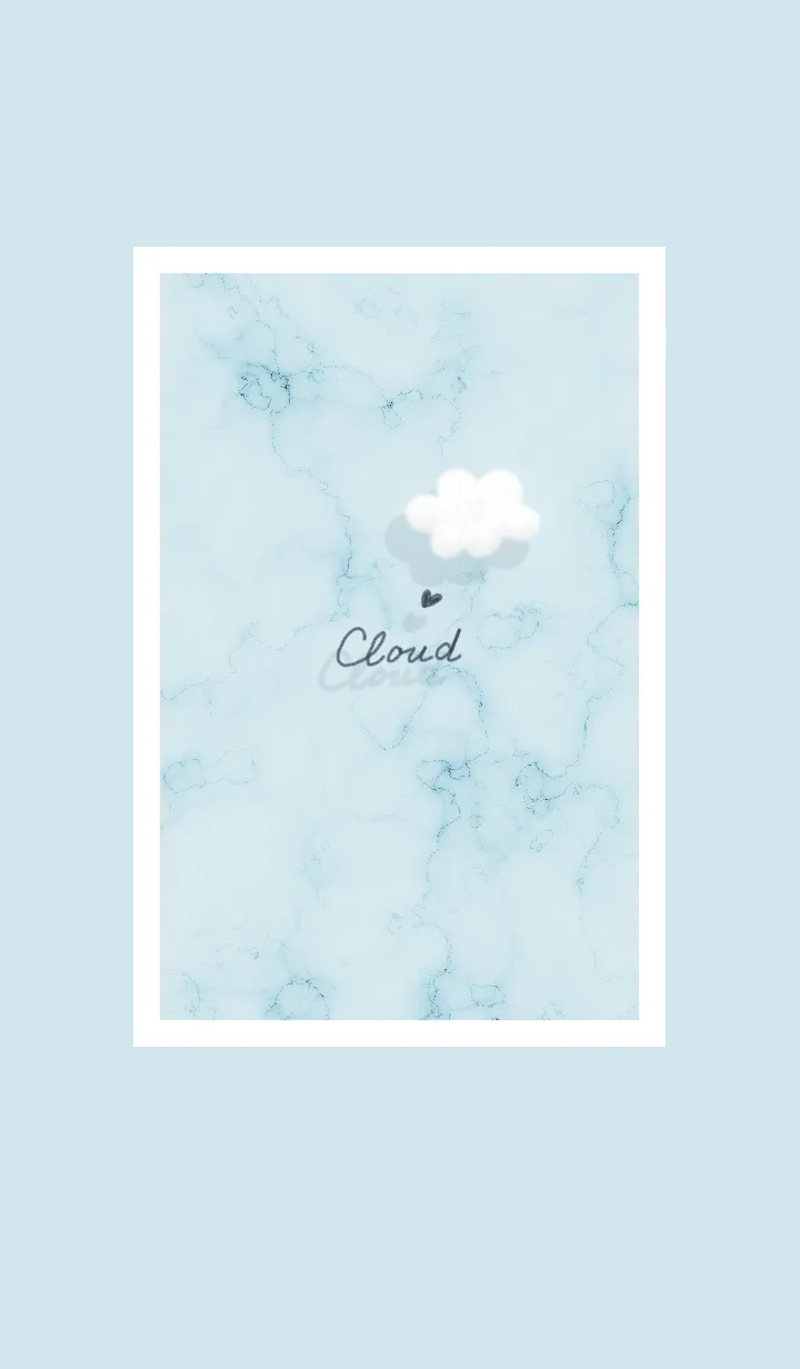 [LINE着せ替え] ～大理石と雲♥ブルー22_1～の画像1