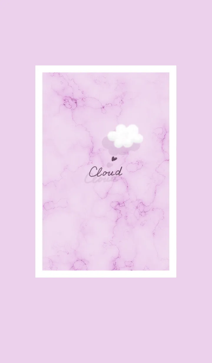 [LINE着せ替え] ～大理石と雲♥パープル24_1～の画像1