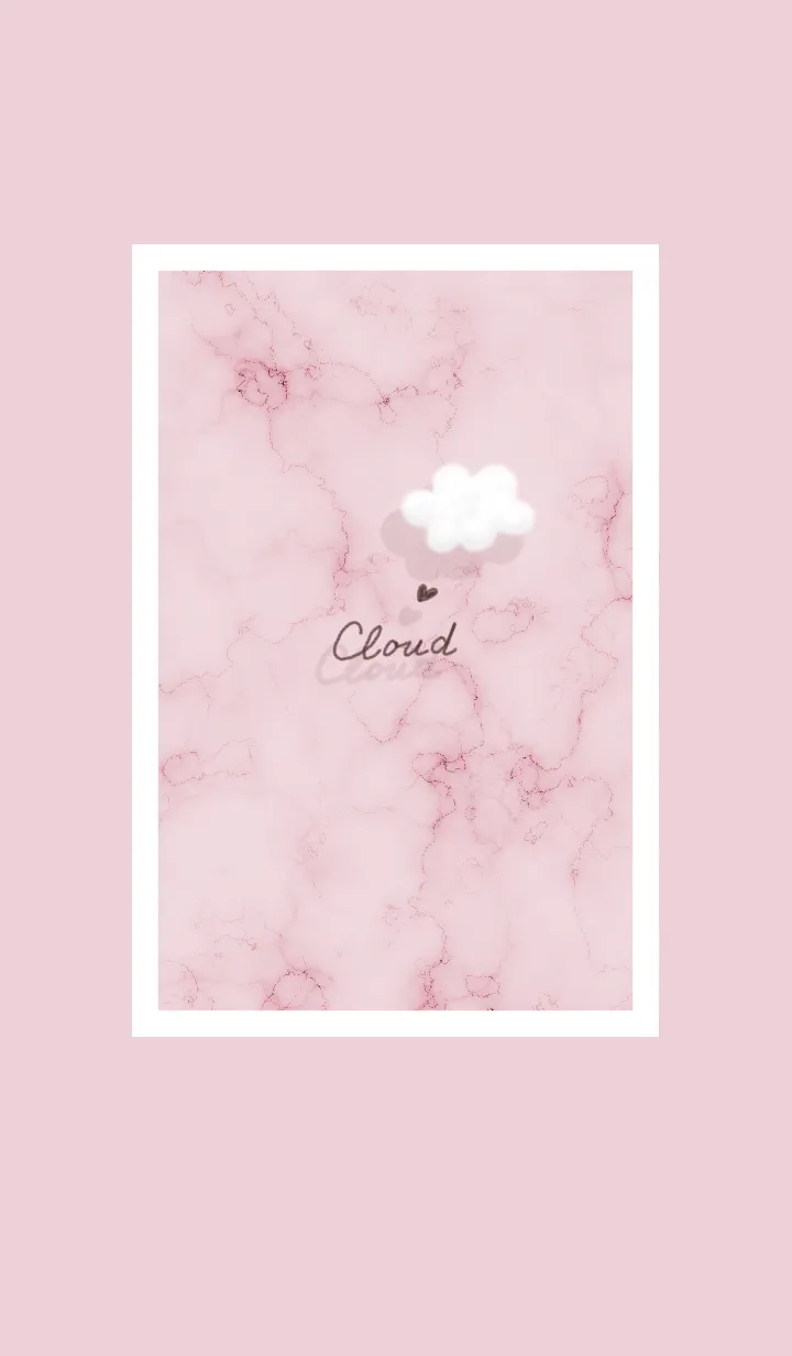 [LINE着せ替え] ～大理石と雲♥ピンク24_1～の画像1
