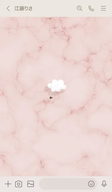 [LINE着せ替え] ～大理石と雲♥ブラウン25_1～の画像3