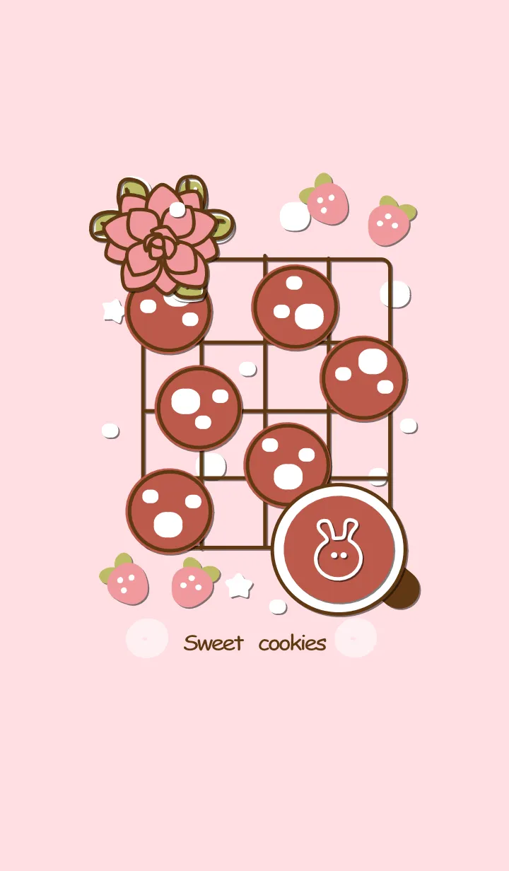 [LINE着せ替え] Baked brown cookies 6の画像1