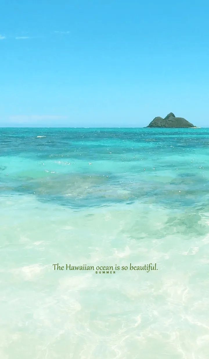 [LINE着せ替え] Hawaiian ocean is so beautiful.MEKYM 27の画像1