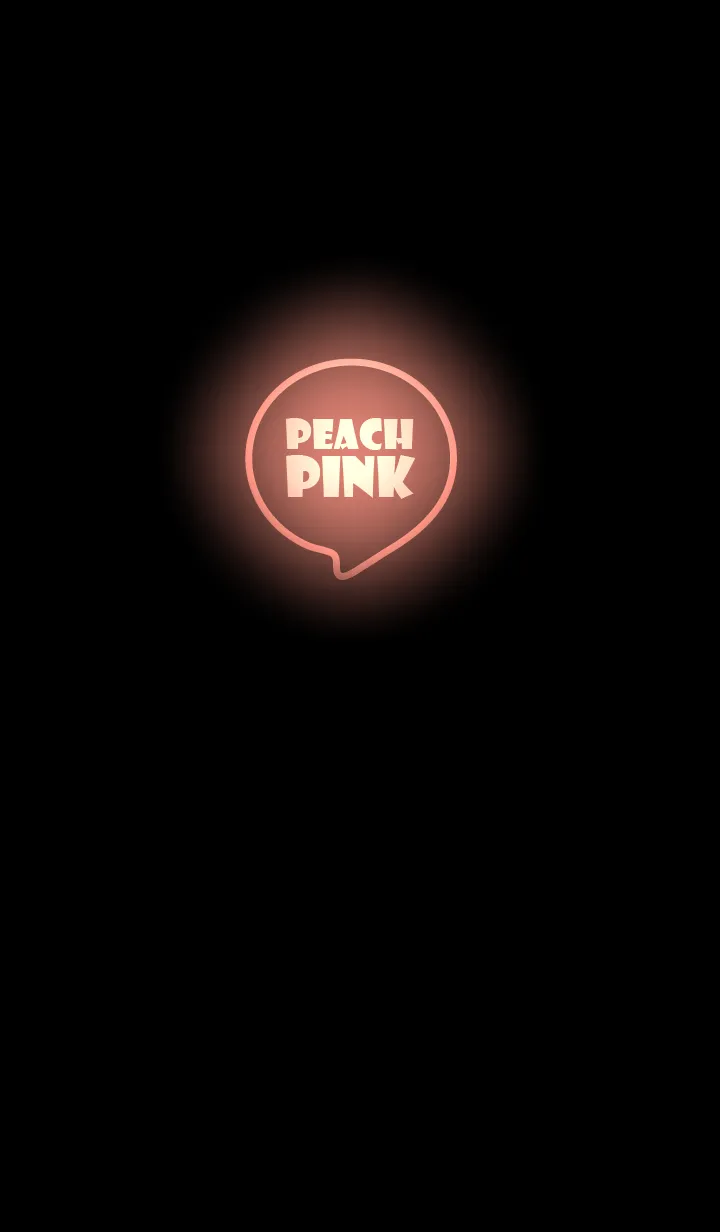 [LINE着せ替え] Peach Pink Neon Theme Ver.4 (JP)の画像1