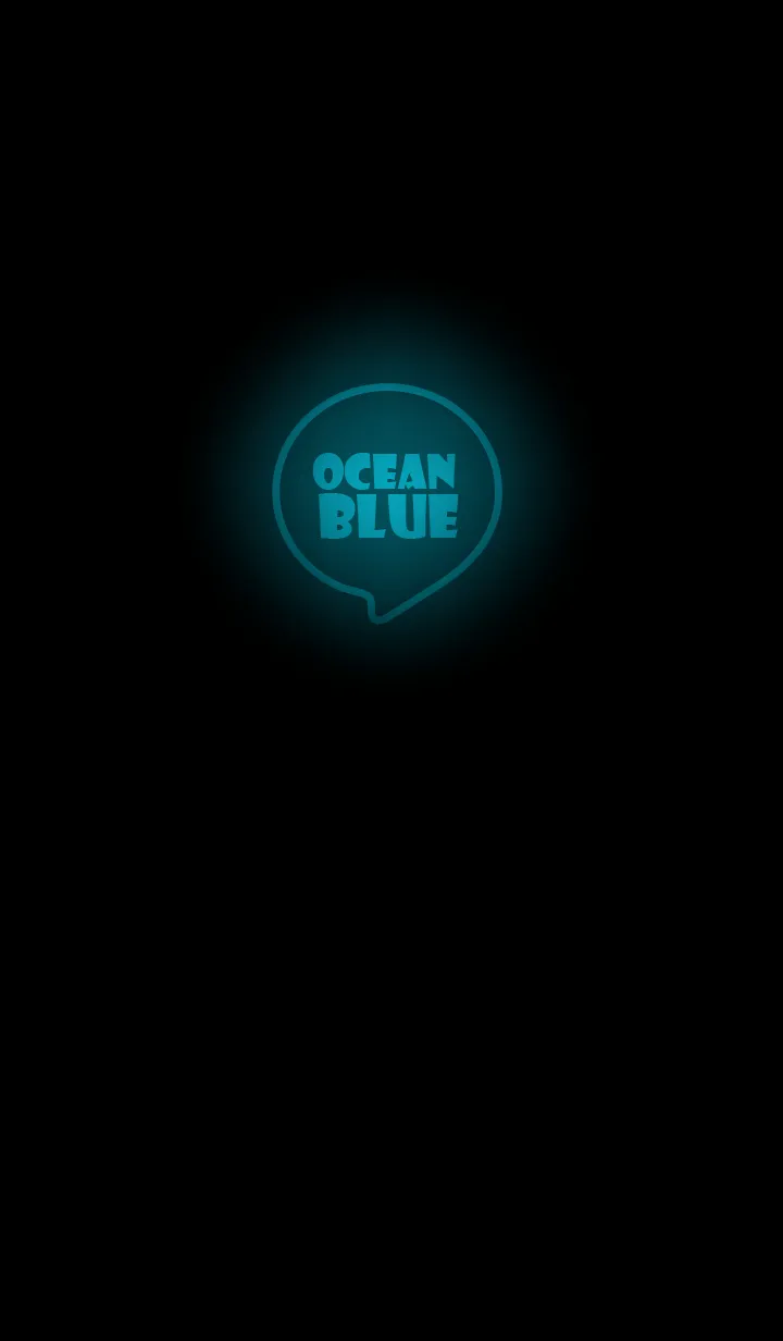 [LINE着せ替え] Ocean Blue Neon Theme Ver.4 (JP)の画像1
