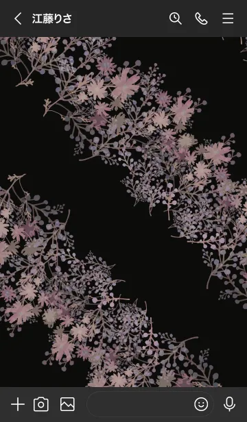 [LINE着せ替え] Melancholic Flowers 22の画像3