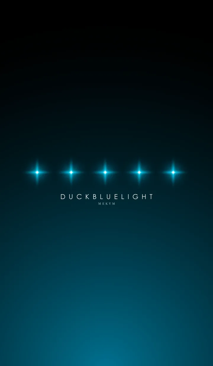 [LINE着せ替え] DUCK BLUE STARLIGHTの画像1