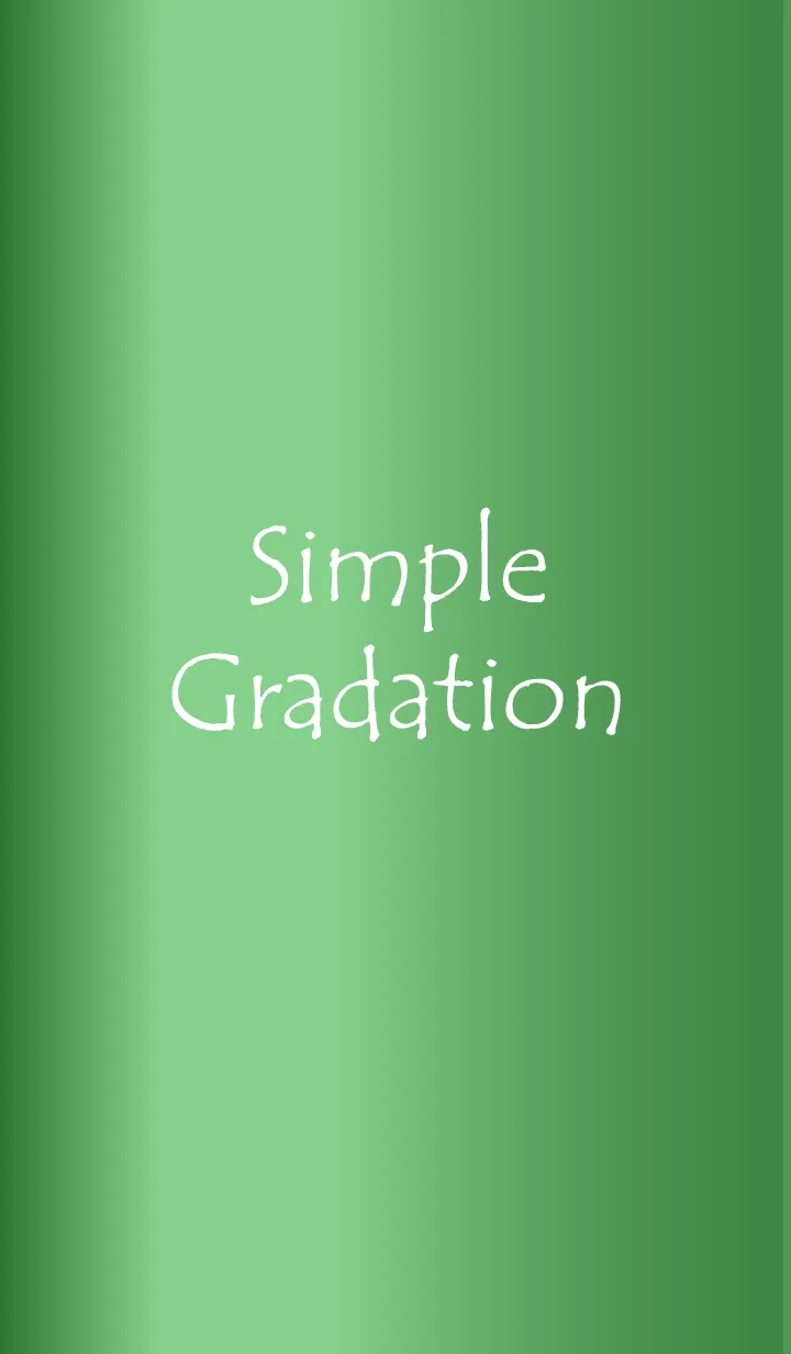 [LINE着せ替え] Simple Gradation -GlossyGreen 3-の画像1