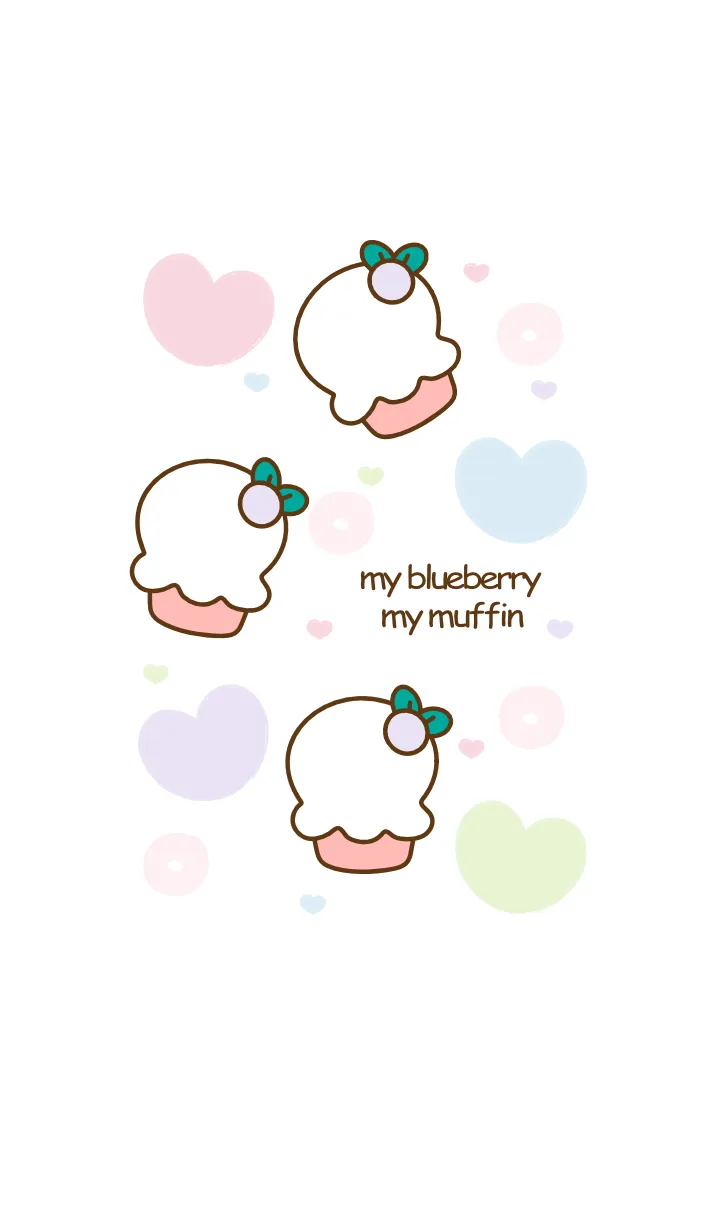 [LINE着せ替え] Blueberry muffin 8の画像1