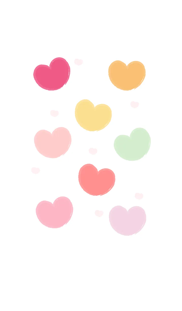 [LINE着せ替え] Sweet heart sweet love (colorful ver) 19の画像1