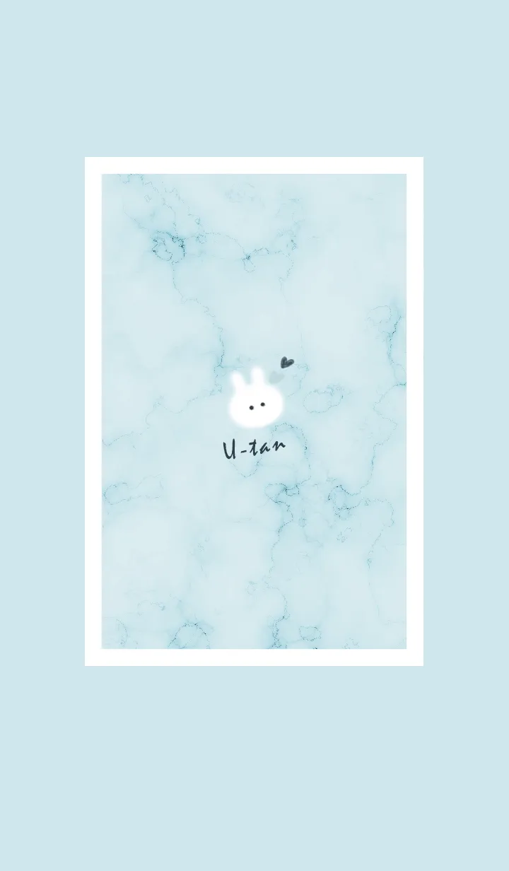 [LINE着せ替え] ～大理石とうーたん♥ブルー03_1～の画像1