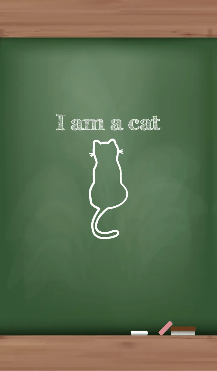 [LINE着せ替え] I am a cat Black Board..26の画像1