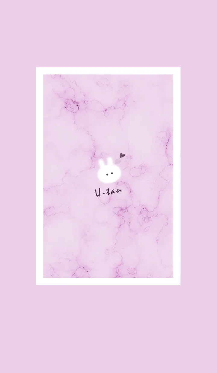 [LINE着せ替え] ～大理石とうーたん♥パープル06_1～の画像1