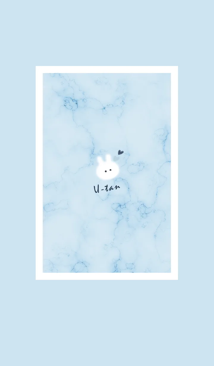 [LINE着せ替え] ～大理石とうーたん♥ブルー12_1～の画像1