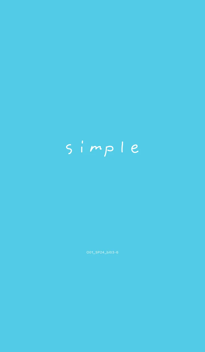 [LINE着せ替え] O01_24_ブルー3-6の画像1