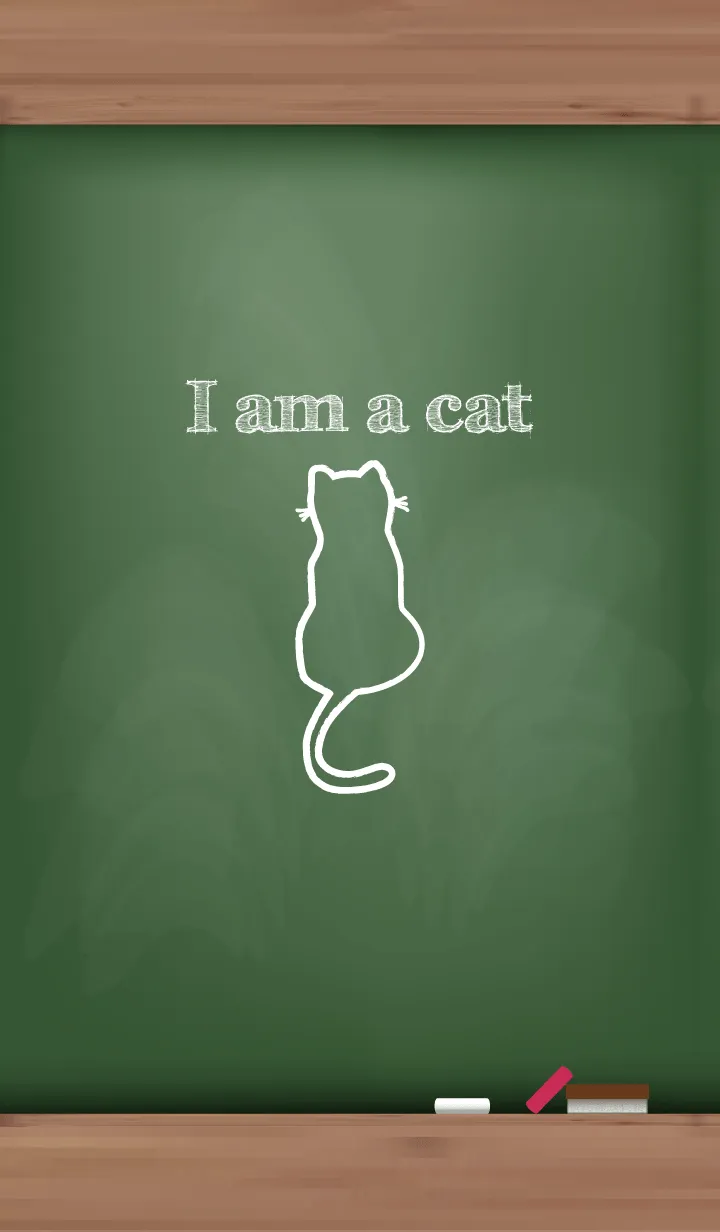 [LINE着せ替え] I am a cat Black Board..27の画像1