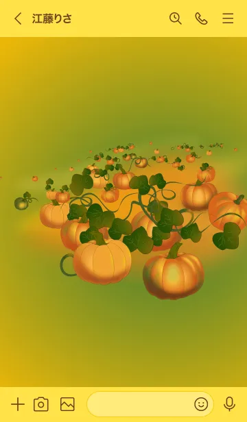 [LINE着せ替え] Japanese Pumpkinの画像3