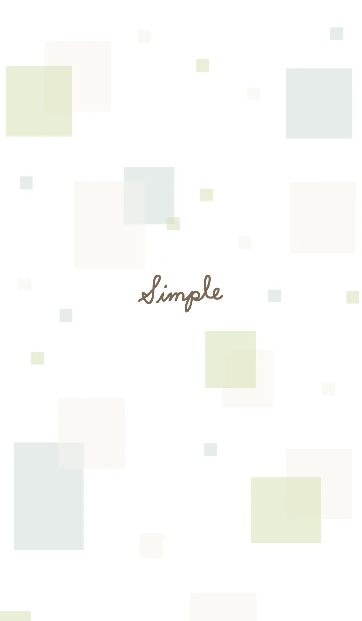 [LINE着せ替え] 大人シンプル四角28の画像1