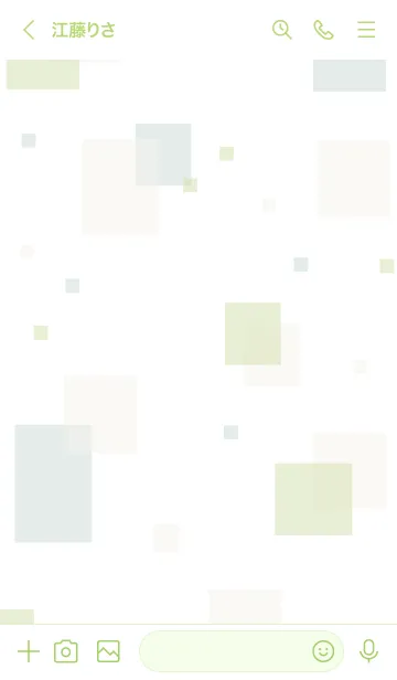 [LINE着せ替え] 大人シンプル四角28の画像3