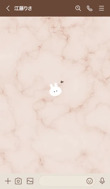 [LINE着せ替え] ～大理石とうーたん♥ブラウン10_1～の画像3