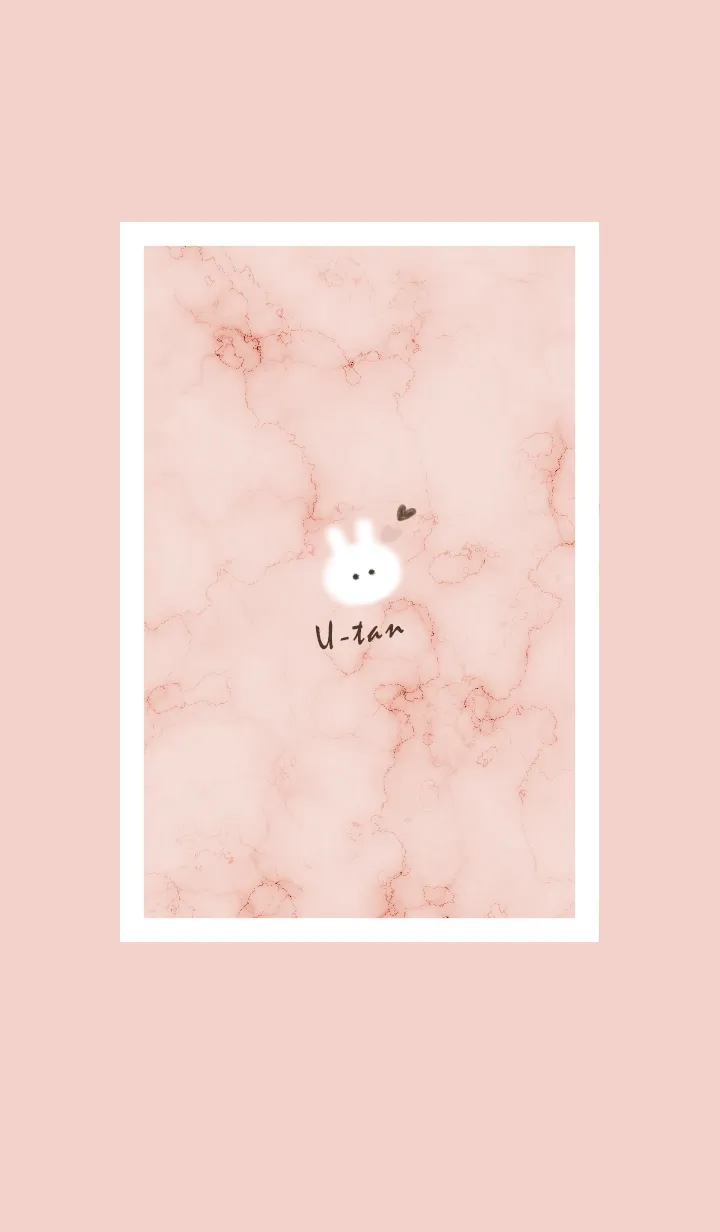 [LINE着せ替え] ～大理石とうーたん♥オレンジ09_1～の画像1