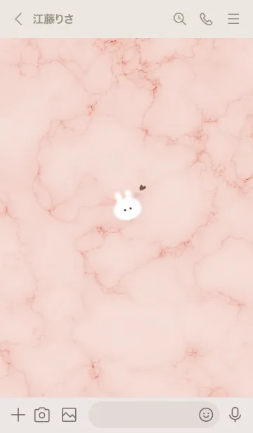 [LINE着せ替え] ～大理石とうーたん♥オレンジ09_1～の画像3