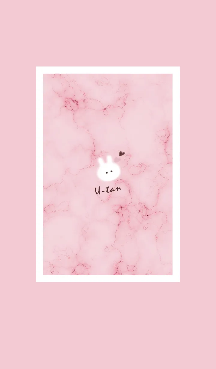 [LINE着せ替え] ～大理石とうーたん♥ピンク08_1～の画像1