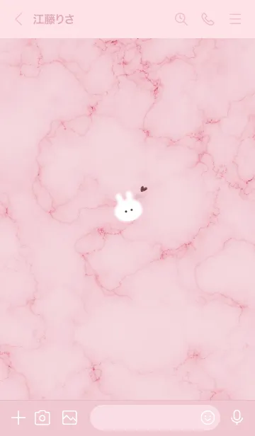 [LINE着せ替え] ～大理石とうーたん♥ピンク08_1～の画像3