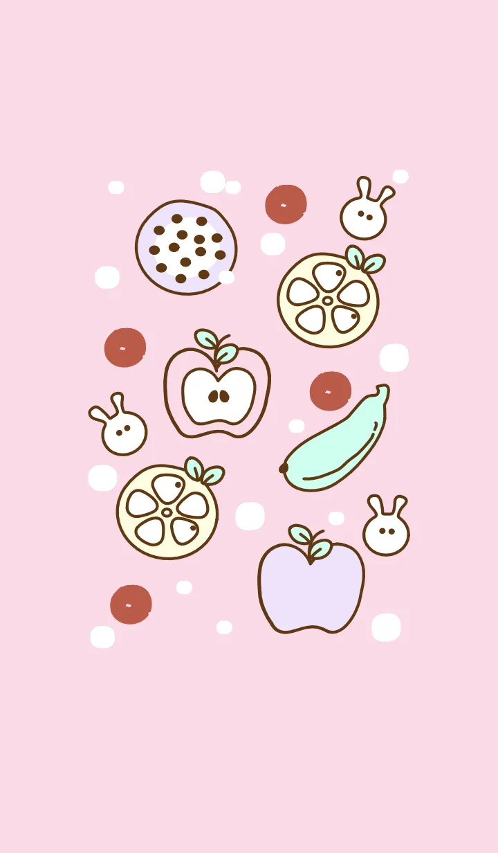 [LINE着せ替え] Sweet pastel fruits 7の画像1