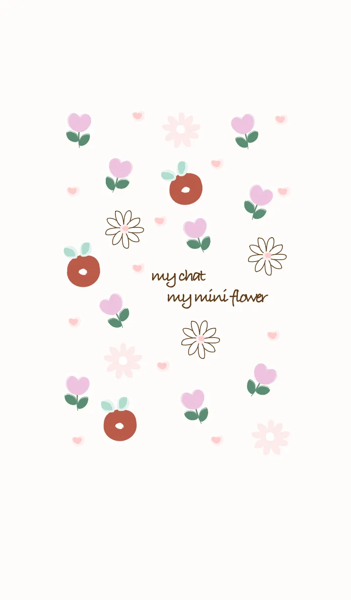 [LINE着せ替え] Sweet purple flowers 13の画像1