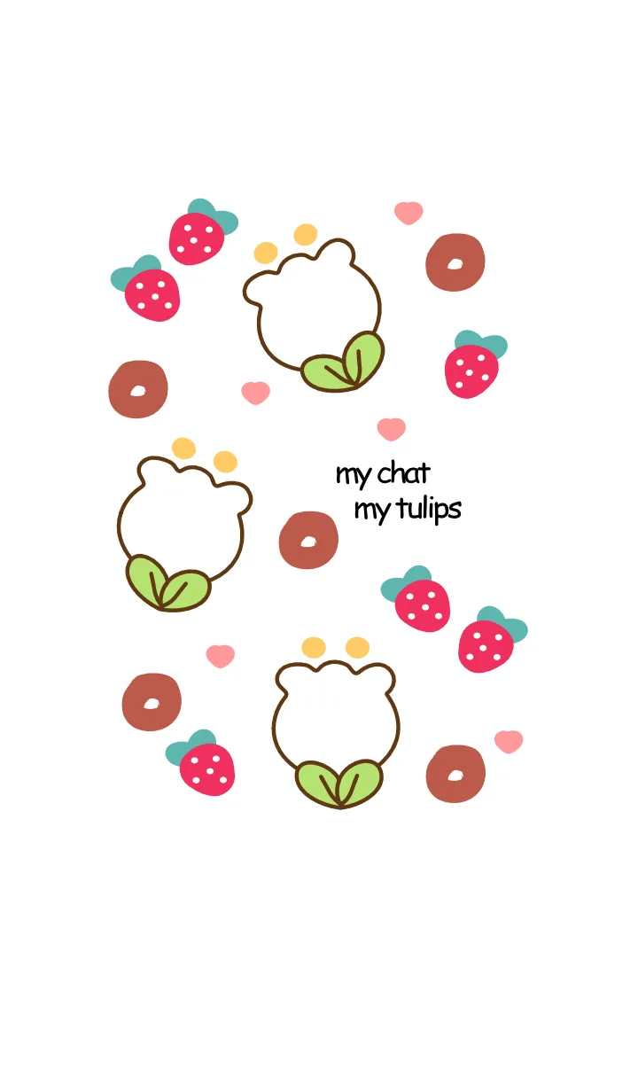 [LINE着せ替え] Tulips cartoon version 12の画像1