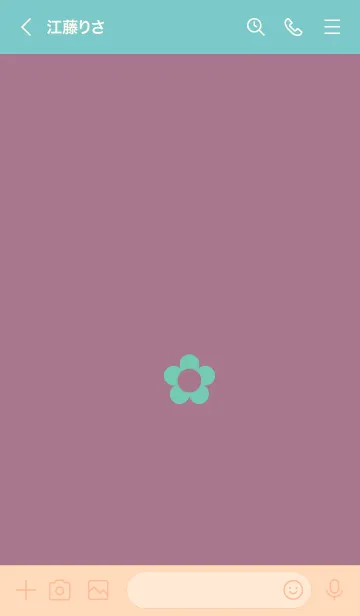 [LINE着せ替え] ザ シンプル ミニ フラワー 37の画像3