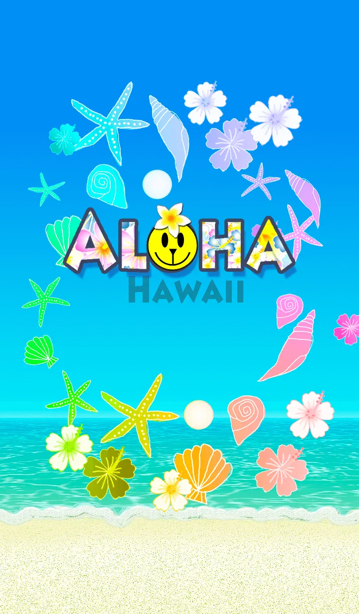 [LINE着せ替え] ハワイ＊ALOHA+248 #POPの画像1