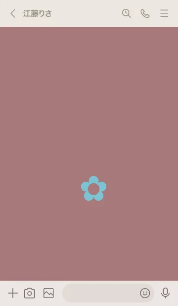 [LINE着せ替え] ザ シンプル ミニ フラワー 38の画像3